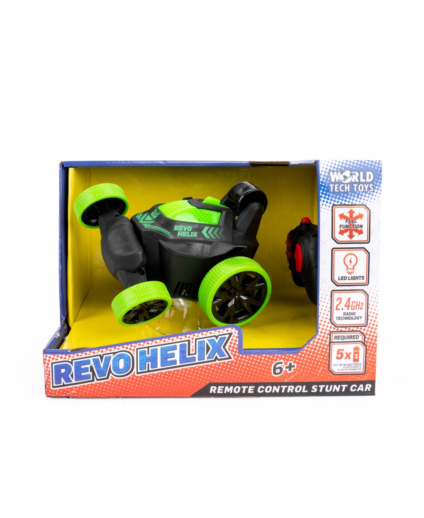 Детская игрушка World Tech Toys Revo Helix Full Function Remote Control Stunt Car, цвет: Разноцветный — фото 8