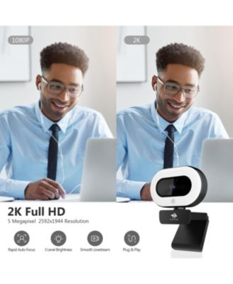 2K QHD Stream Webcam Auto Focus Web Camera for PC