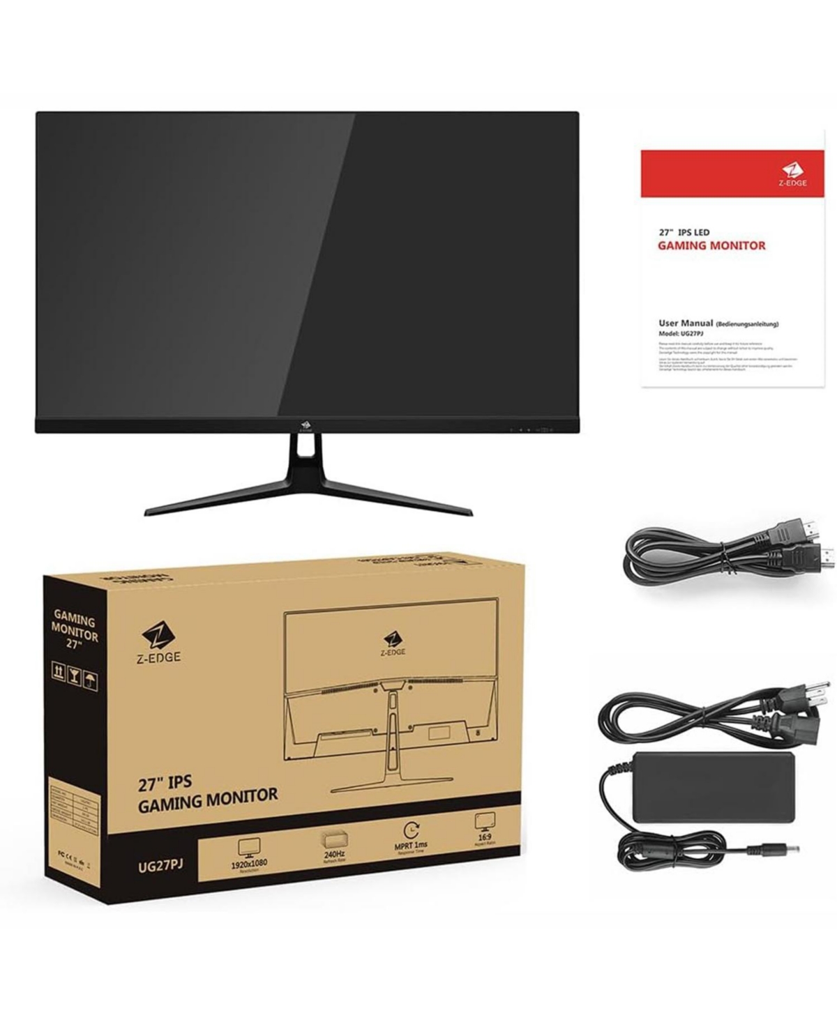 Z-edge inch 1080P Full Hd 240Hz 1ms Ips Gaming Monitor