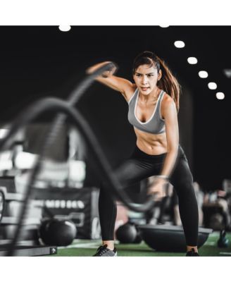 40 Foot Exercise Battle Rope 2 Inch Diameter with Cover and Anchor Kit