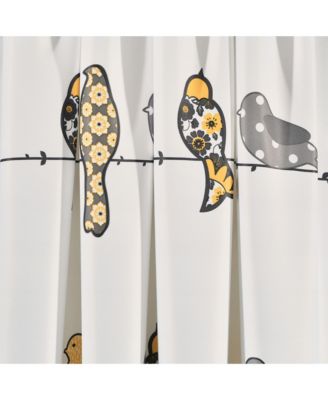 Rowley Birds Light Filtering Window Curtain Panels