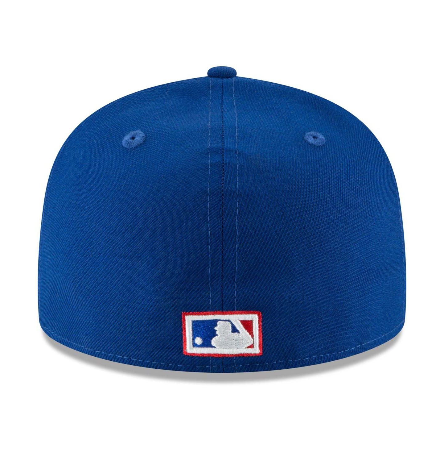 Мужская кепка New Era White Toronto Blue Jays Cooperstown Collection Wool 59FIFTY Fitted Hat — фото 2