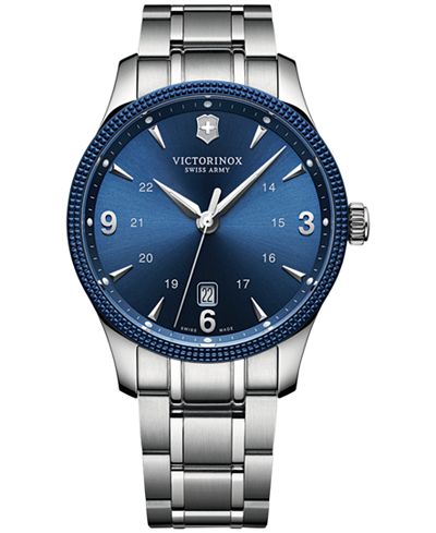 Victorinox Swiss Army Men's Alliance Stainless Steel Bracelet Watch 40mm 241711