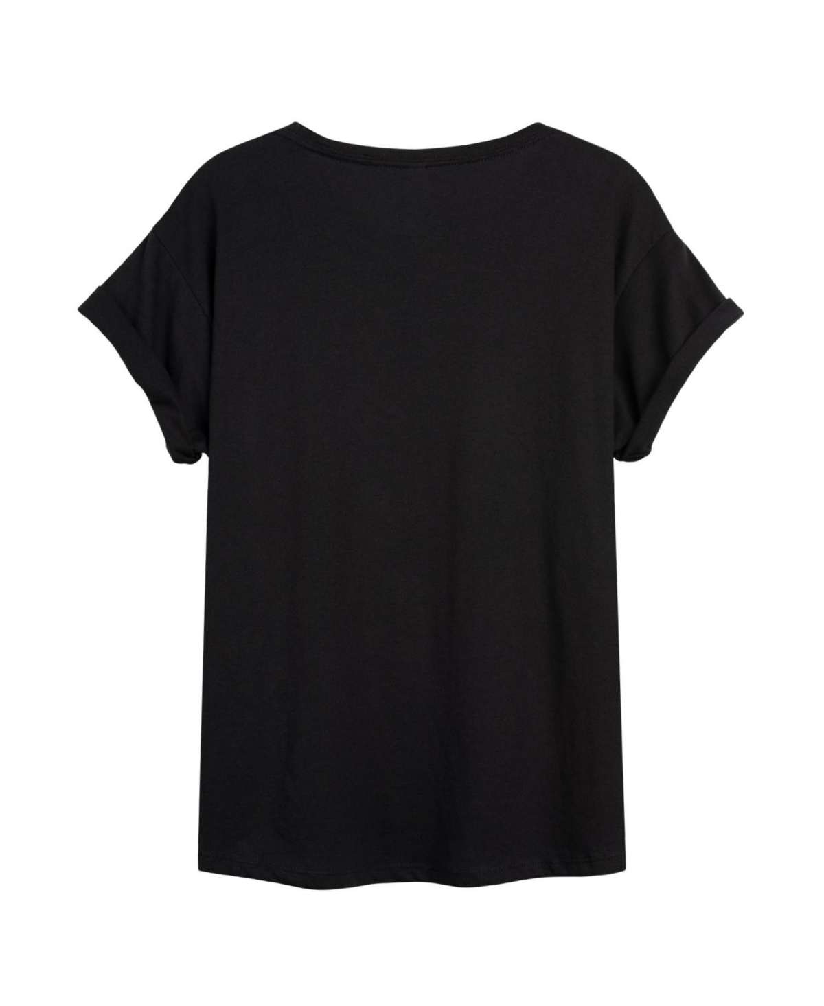 HYBRID APPAREL TRENDY JUNIORS BARBIE USA GRAPHIC OVERSIZED TEE 