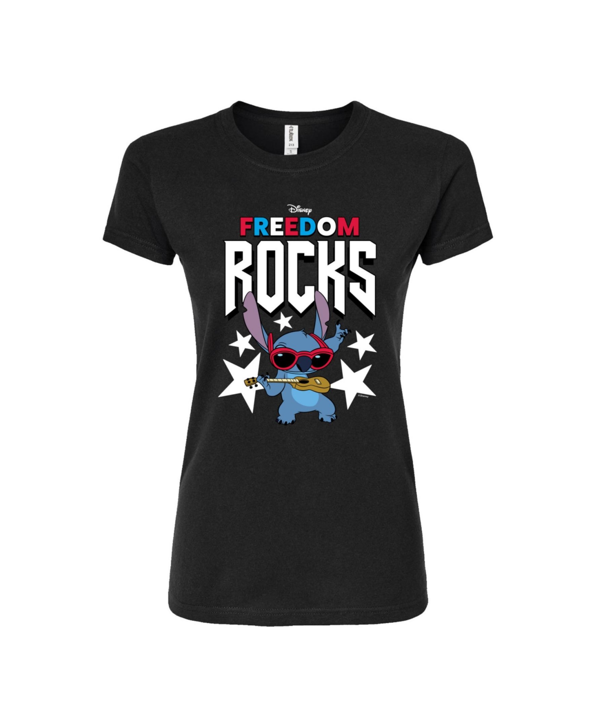 Trendy Juniors Lilo and Stitch Usa Graphic Tee - Black