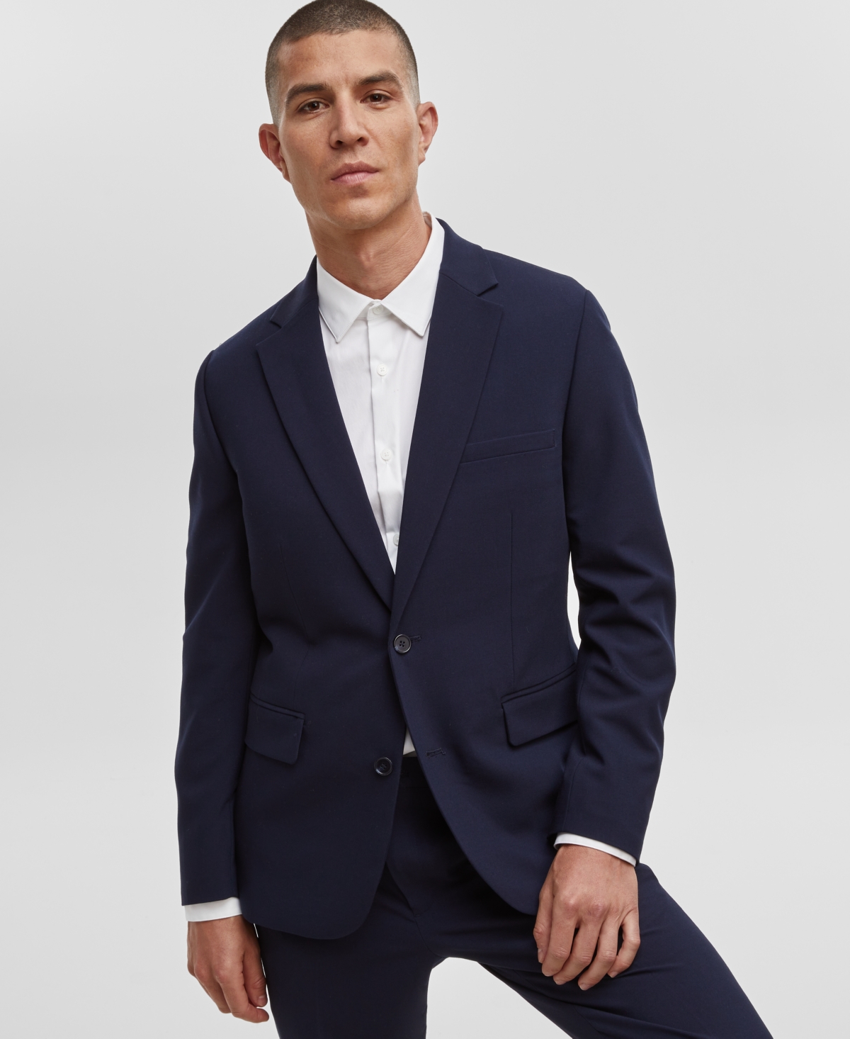 Macy's blue blazer clearance