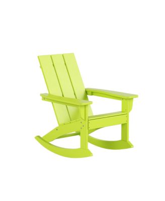 Modern Adirondack Outdoor Rocking Chair