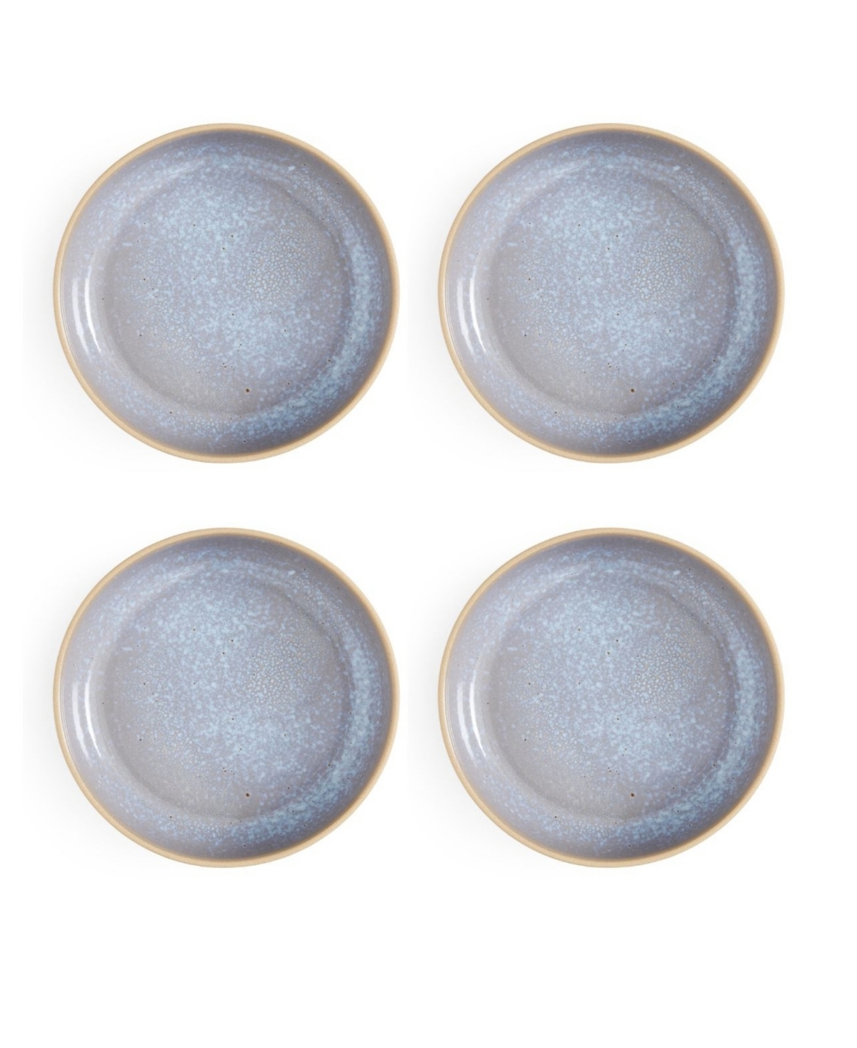 Minerals Low Bowls, Set of 4 - Aquamarine