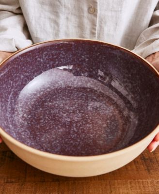 Mineral Medium Serving Bowl, Amethyst
