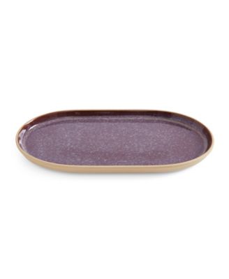 Minerals Medium Oval Platter, Amethyst 