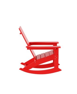 Modern Adirondack Outdoor Rocking Chair Set of 4