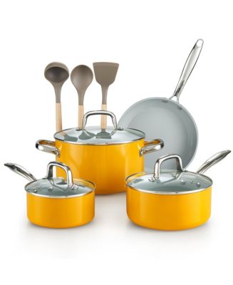 Cook N Home 10-Piece Hard Anodized Nonstick Healthy Ceramic Cookware ...