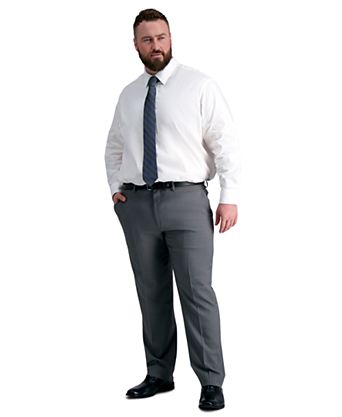 dress shirts for big and tall guys Men's & Stretch Shirt, Non-Iron Pinpoint Spread Collar From work meetings to evening outings Men's Big & Tall Dress