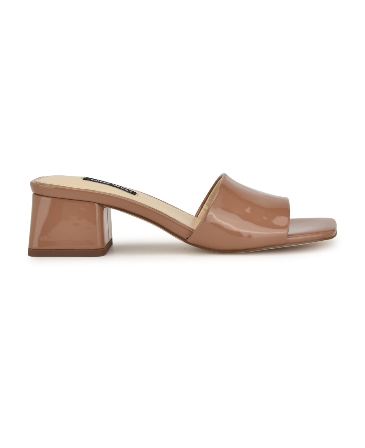 Nine West Women's Bamsy Square Toe Slip-on Dress Sandals