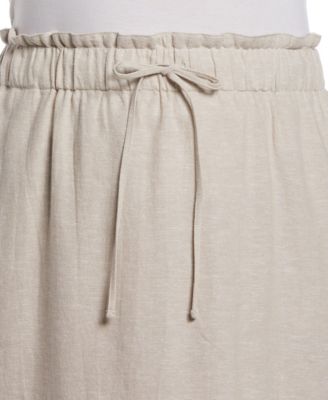 Plus Size Drawcord Skirt