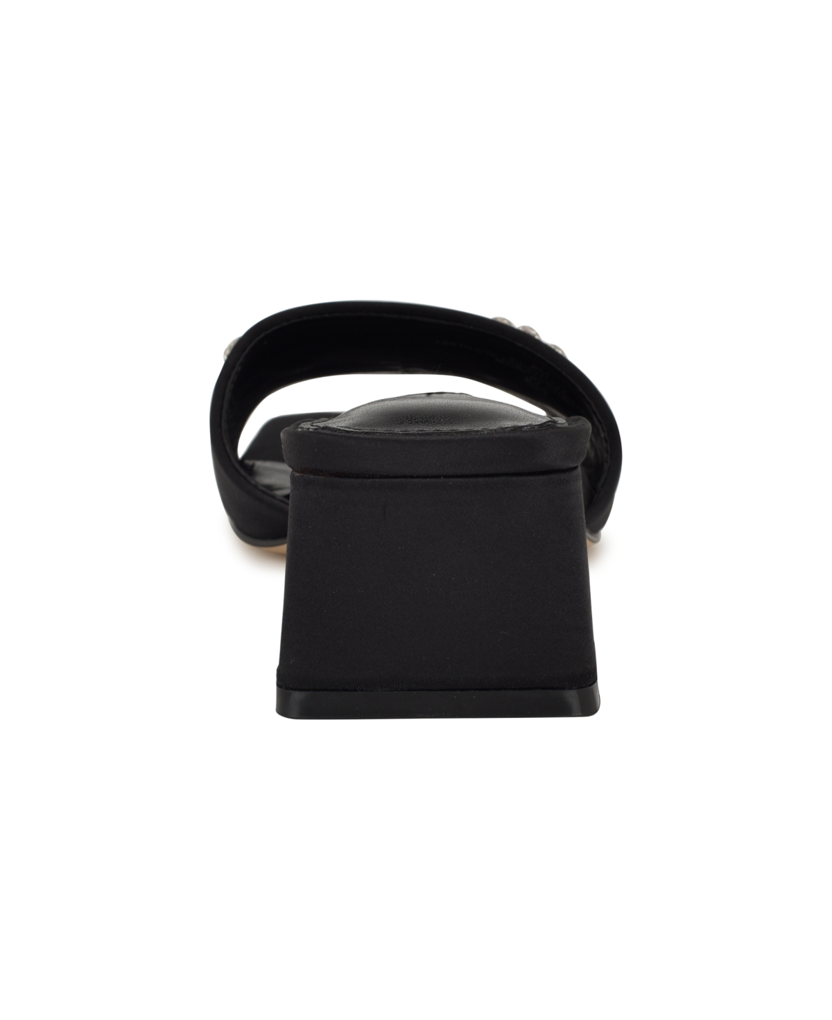 Nine West Women's Bamsy Square Toe Slip-on Dress Sandals