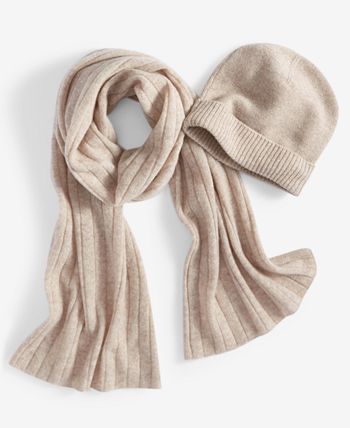 Charter Club Solid Cashmere Muffler Scarf