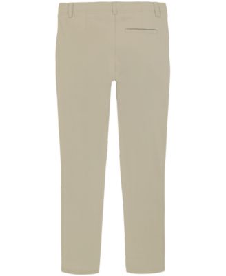 Big Boys Uniform Quick Dry Flat Front Stretch Performance Pant
