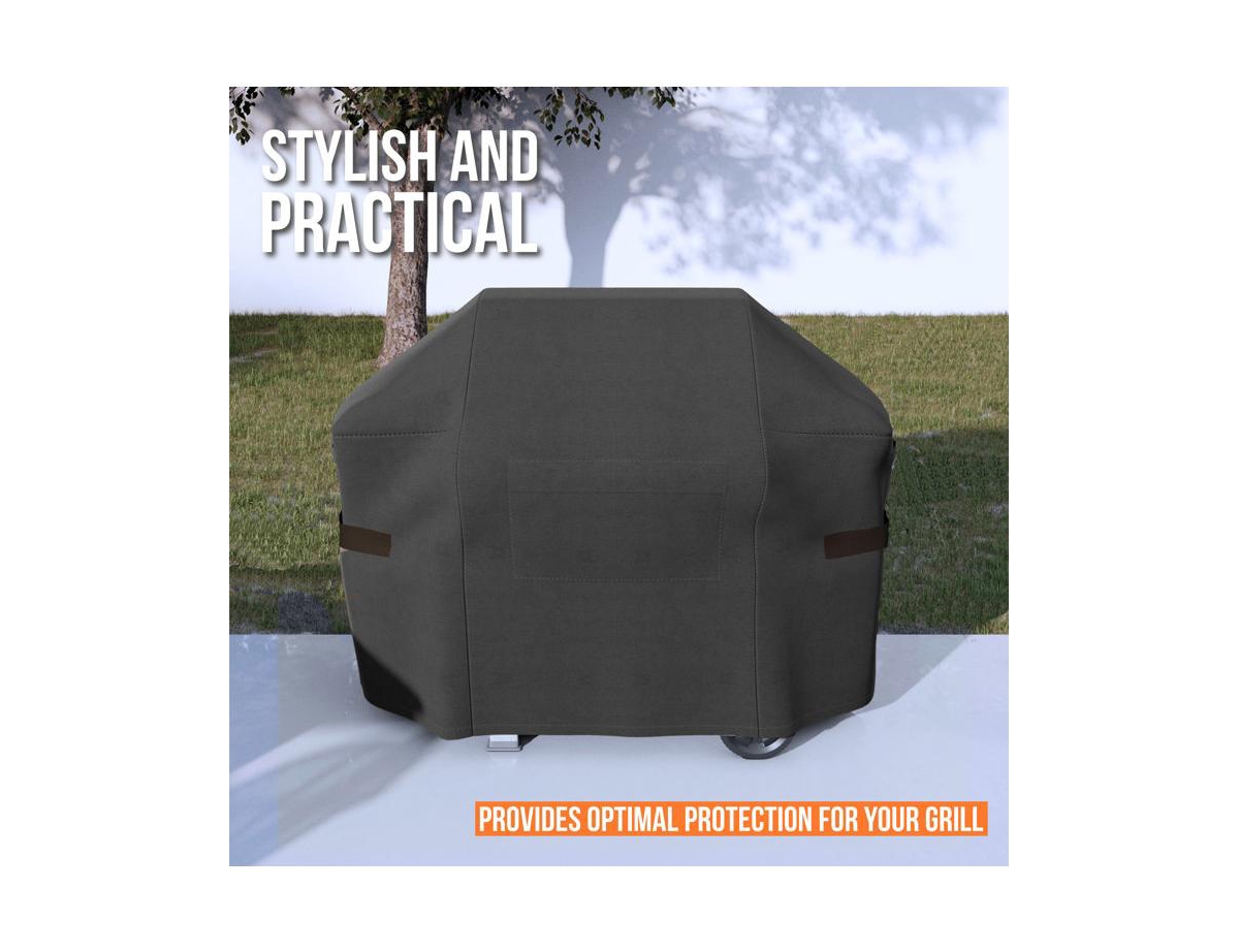 Khomo Gear Bbq Grill Cover - Black - 51" x 72" x 24" Inch
