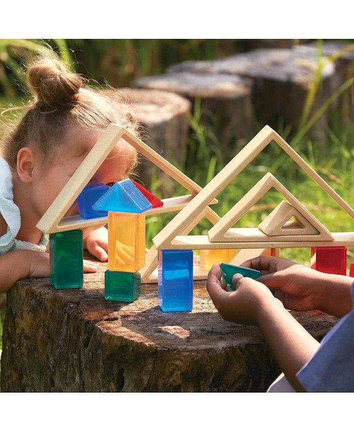 Kaplan Early Learning Discovery Triangles - Natural - 6 Pieces - Macy's