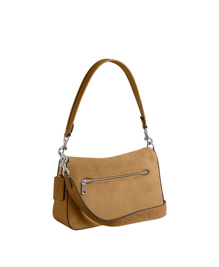 COACH Soft Tabby Leather with Rivets Shoulder Bag - Macy's