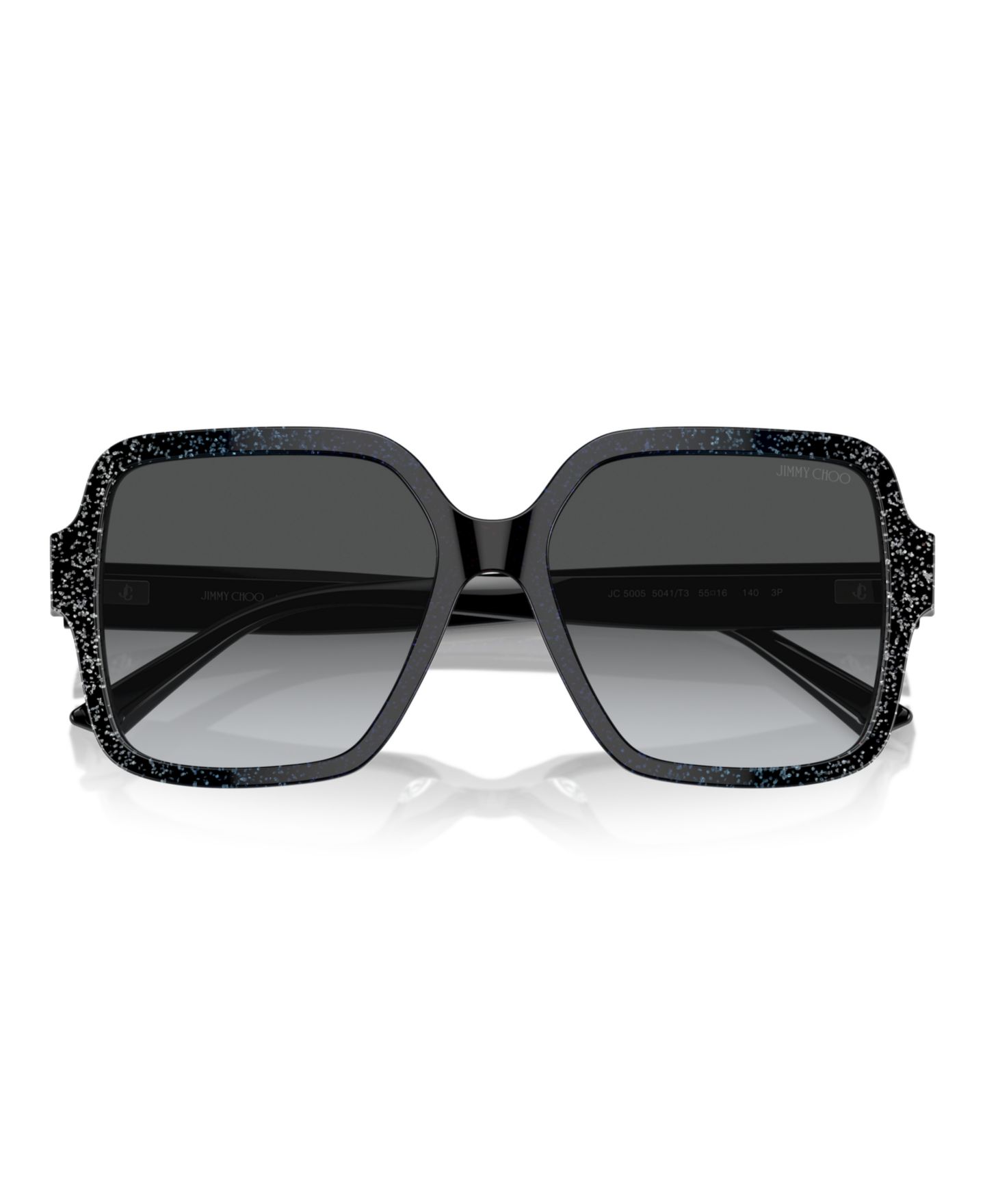 Женские солнцезащитные очки Jimmy Choo Polarized Sunglasses, JC5005, цвет: Чёрный градиентный — фото 5