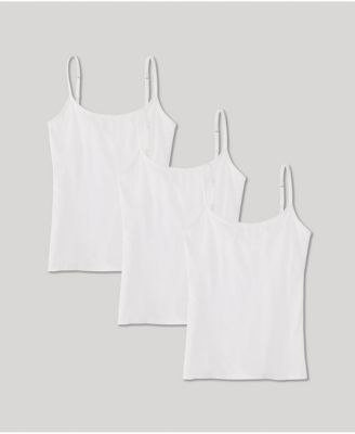 Women's Organic Cotton Everyday Shelf Bra Camisole 3-Pack