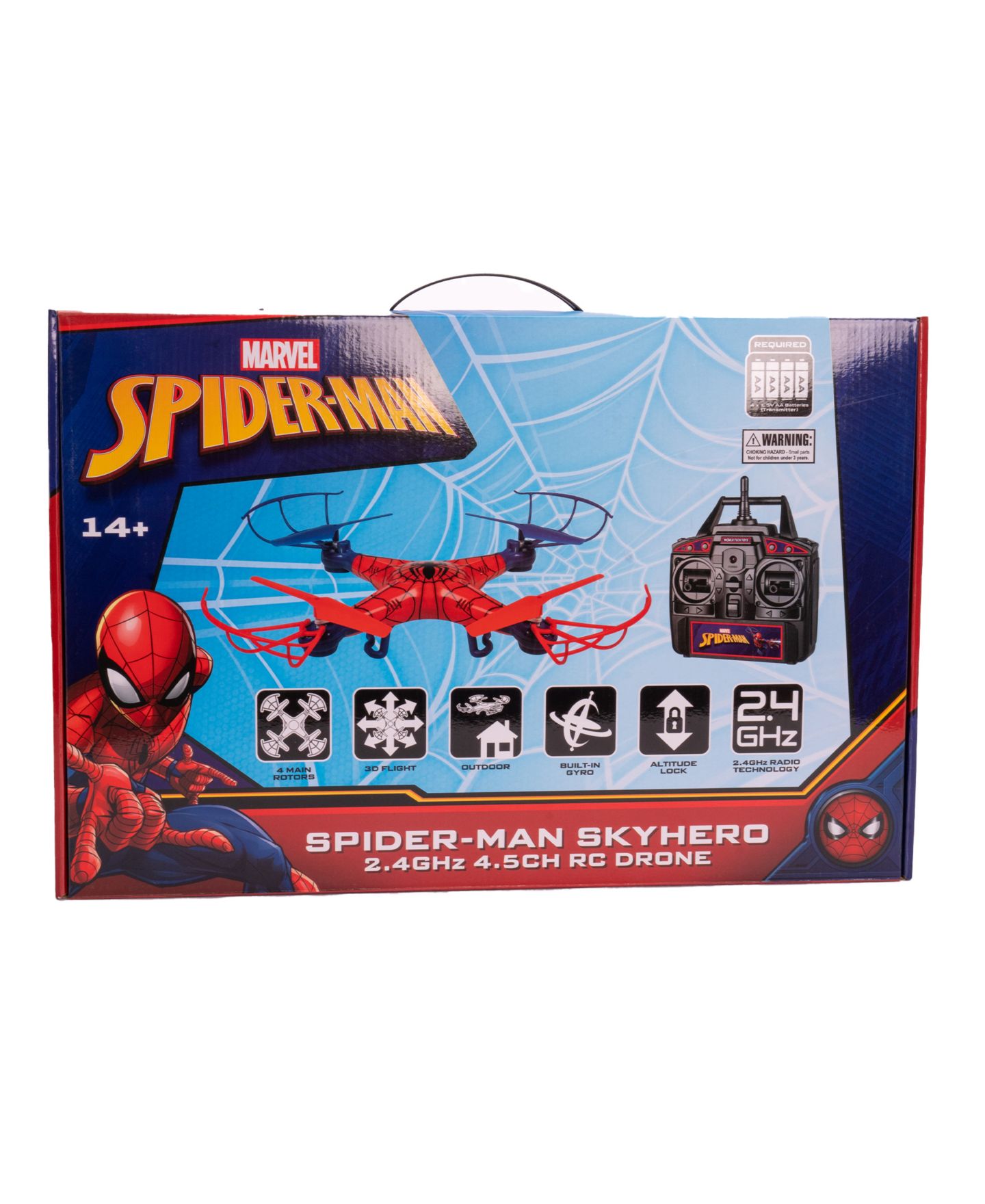 Детская игрушка World Tech Toys Spider-Man 2.4GHz 4.5-Channel RC Drone — фото 6
