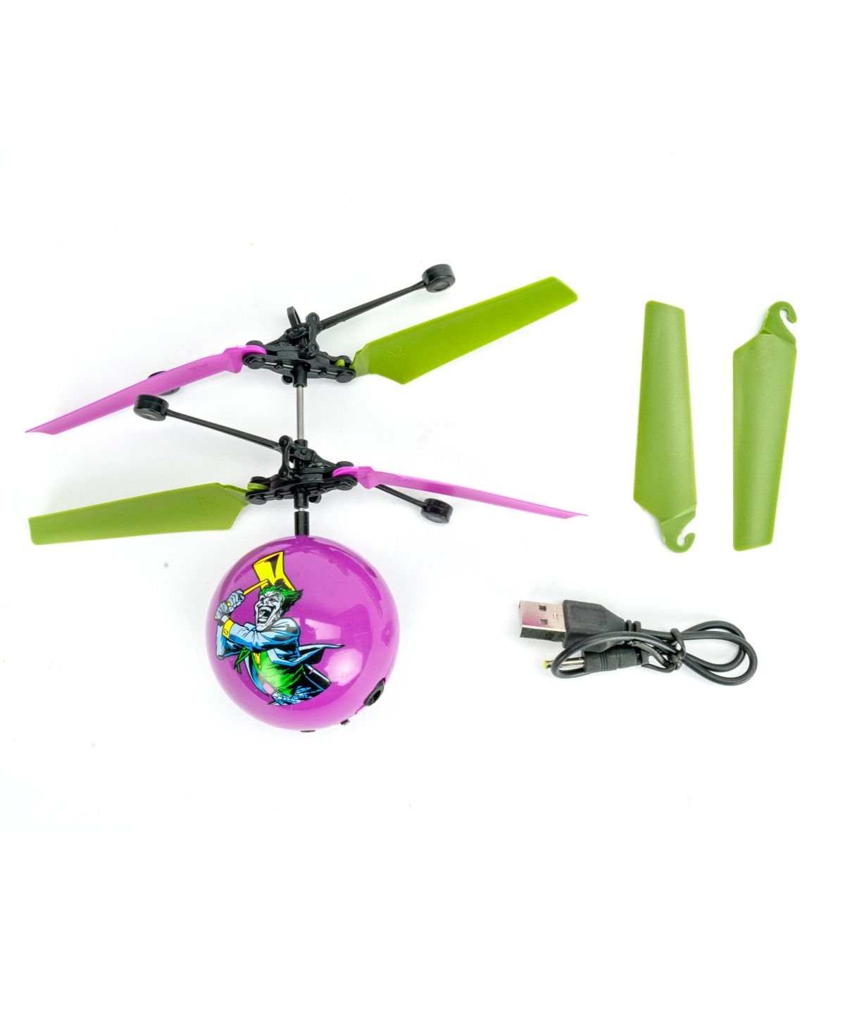 World Tech Toys Dc Joker Ir Ufo Ball Helicopter In Multi