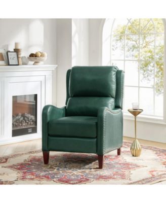 1 piece Leather Pushback Recliner chair