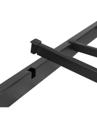 Varallo 14 Inch Steel Bed Frame With Steel Slat Support For Any Mattress (No Box Spring Required)