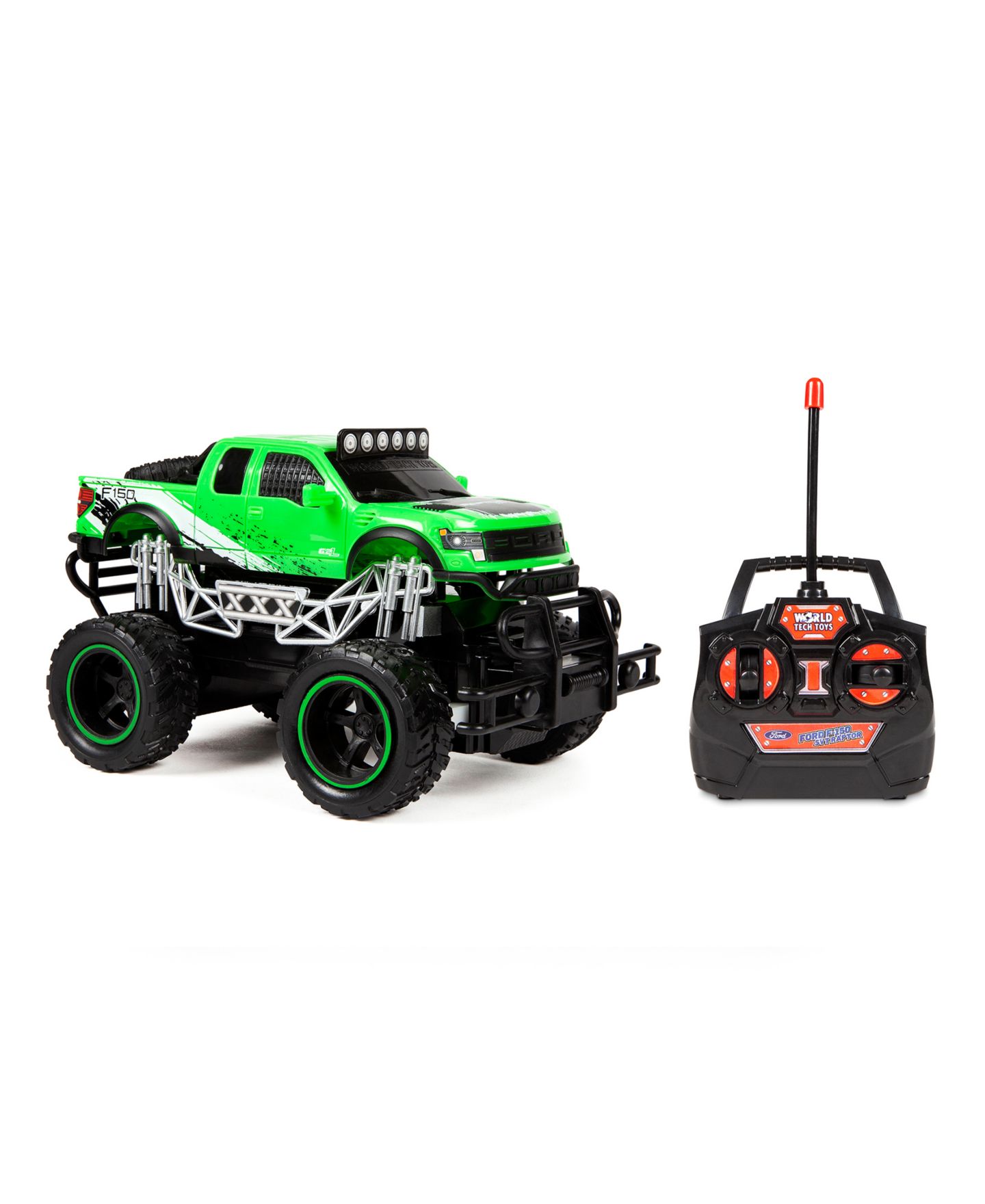 Детская игрушка World Tech Toys 1:24 Trail Attack Ford F-150 SVT Raptor Ready to Run Electric RC Truck, цвет: Разноцветный — фото 2