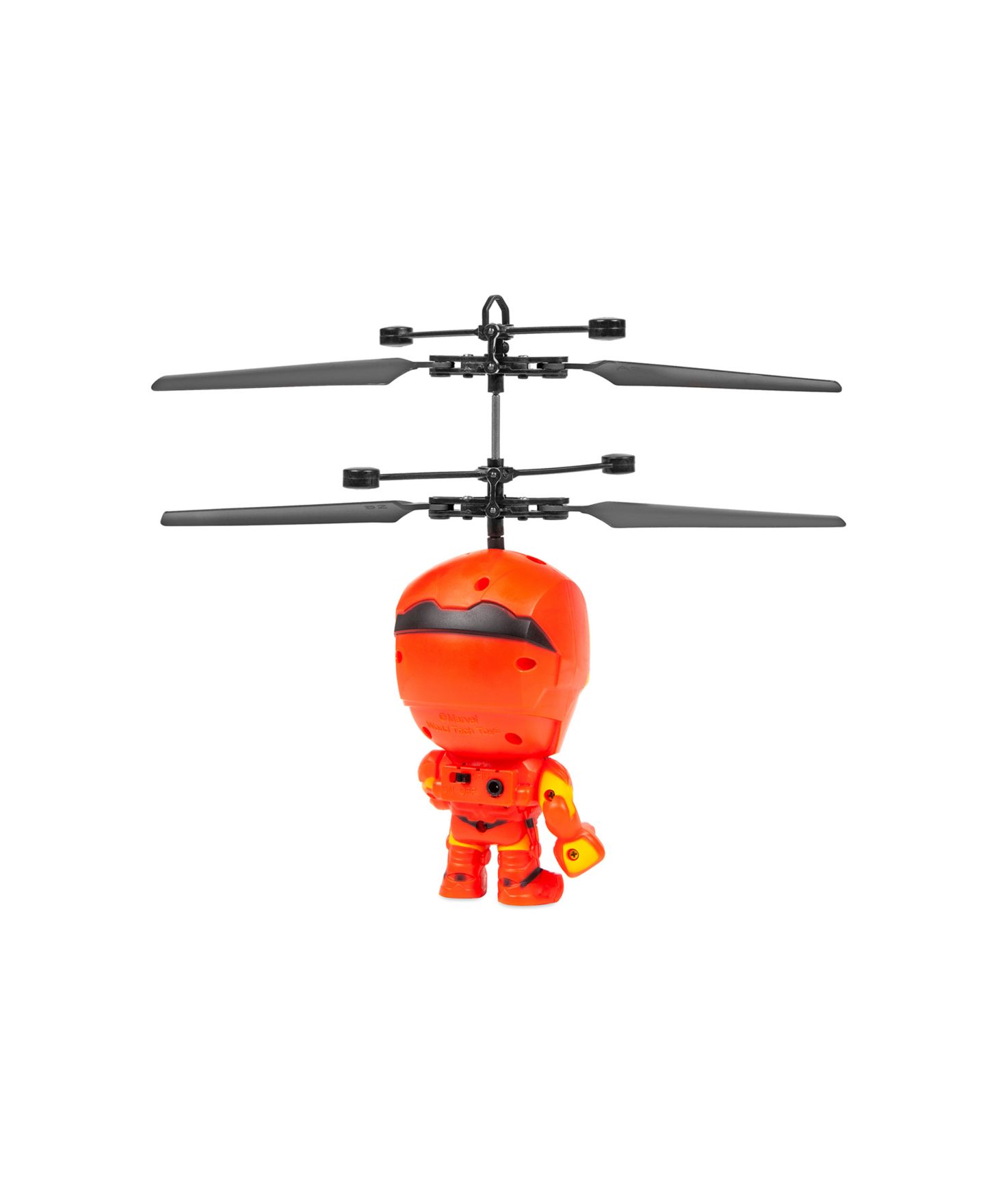Детская игрушка World Tech Toys 3.5 Inch Marvel Iron Man Infrared Hover Sensor Flying Figure Helicopter — фото 3