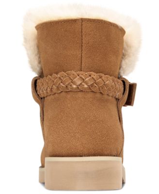 Women's Korri Pull-On Buckled Winter Booties, Created for Macy's