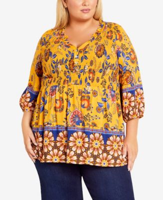 macy's nike plus size tops