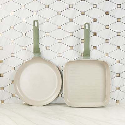 Balance Non-stick Ceramic Grill Pan 10", Recycled Aluminum