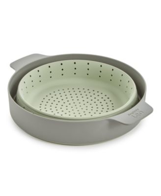 Balance Non-stick Silicone Collapsible Steamer Basket & Strainer 10", Recycled Material