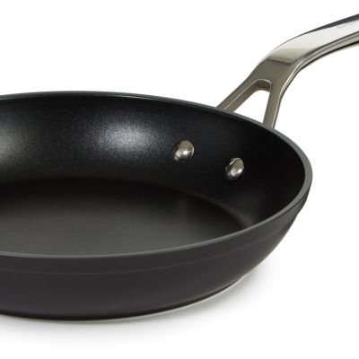 Essentials 2Pc Non-stick Hard Anodized Fry Pan Set, Black
