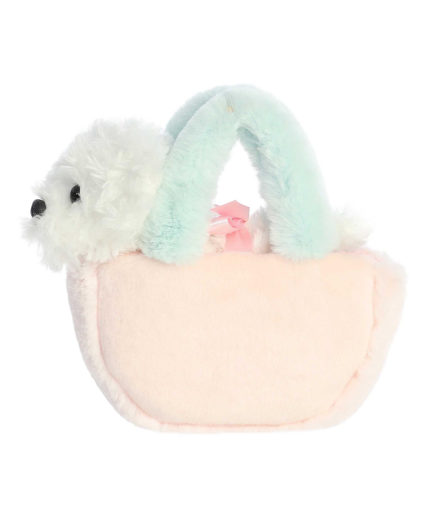 Детские мягкие игрушки Aurora Small Pastel Heart Puppy Plush, Puppy and Carrier, 2-Piece Set — фото 4