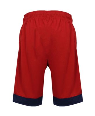 Men's Premium Active Moisture Wicking Workout Mesh Shorts With Trim