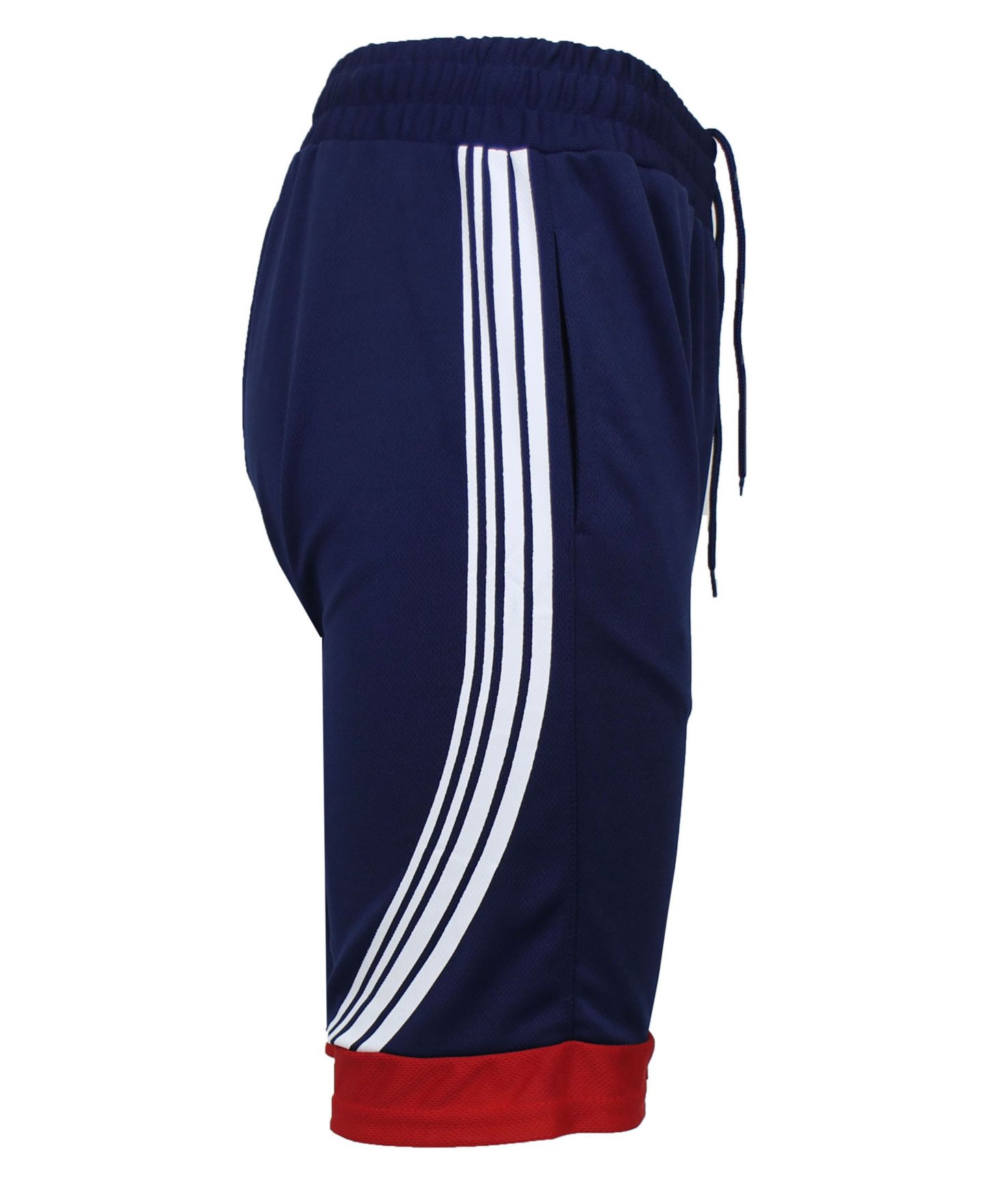 Мужские шорты Galaxy By Harvic Premium Active Moisture Wicking Workout Mesh Shorts With Trim, цвет: Чёрный / Серебряный — фото 8