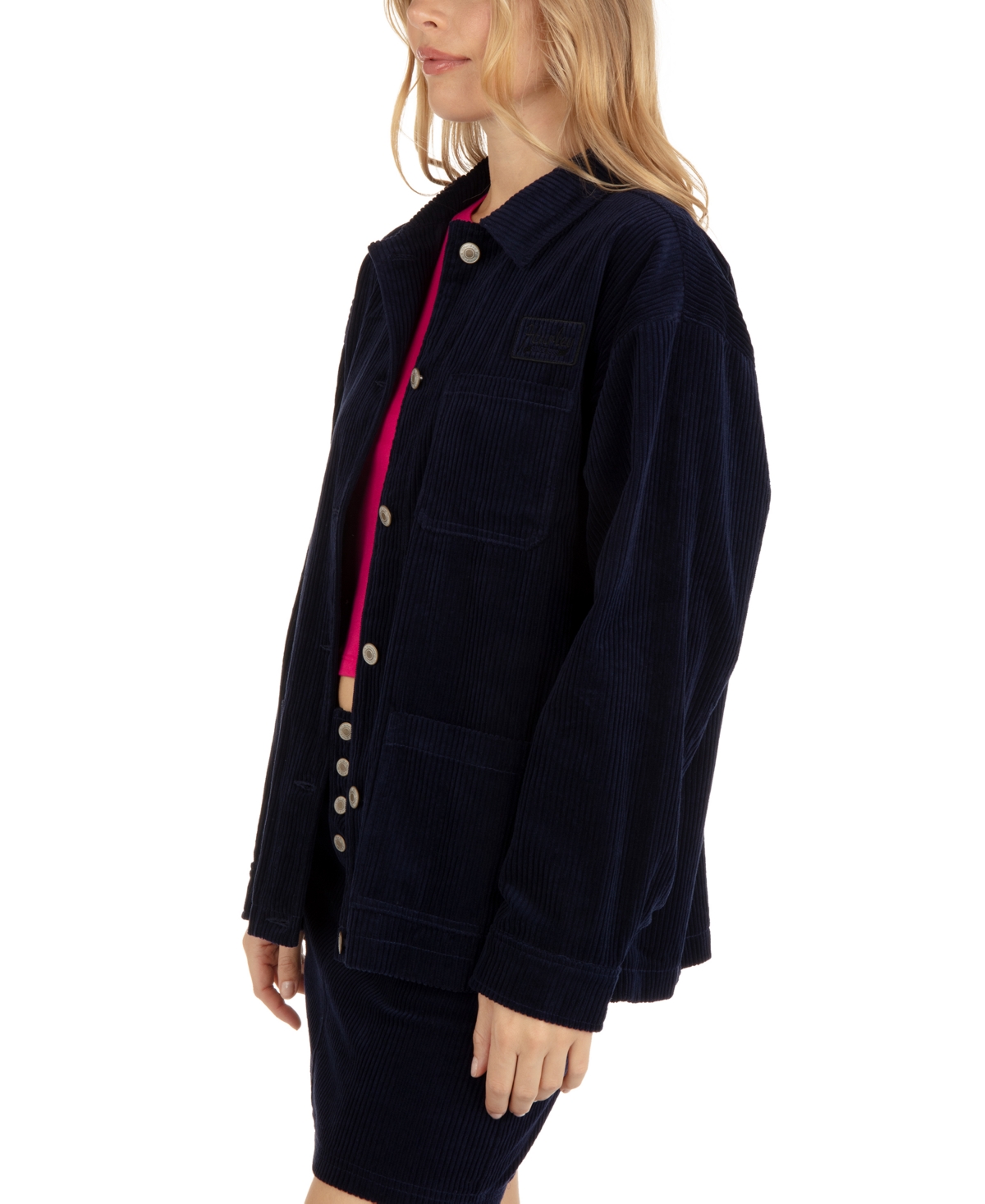 Hurley Juniors' Enza Cotton Corduroy Jacket
