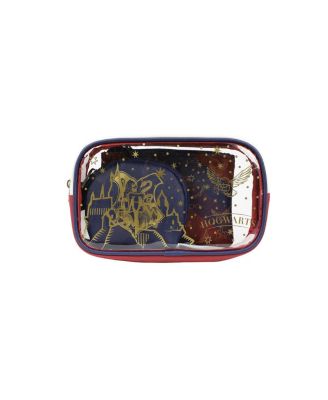 HP Hogwarts 3-Piece Cosmetic Bags