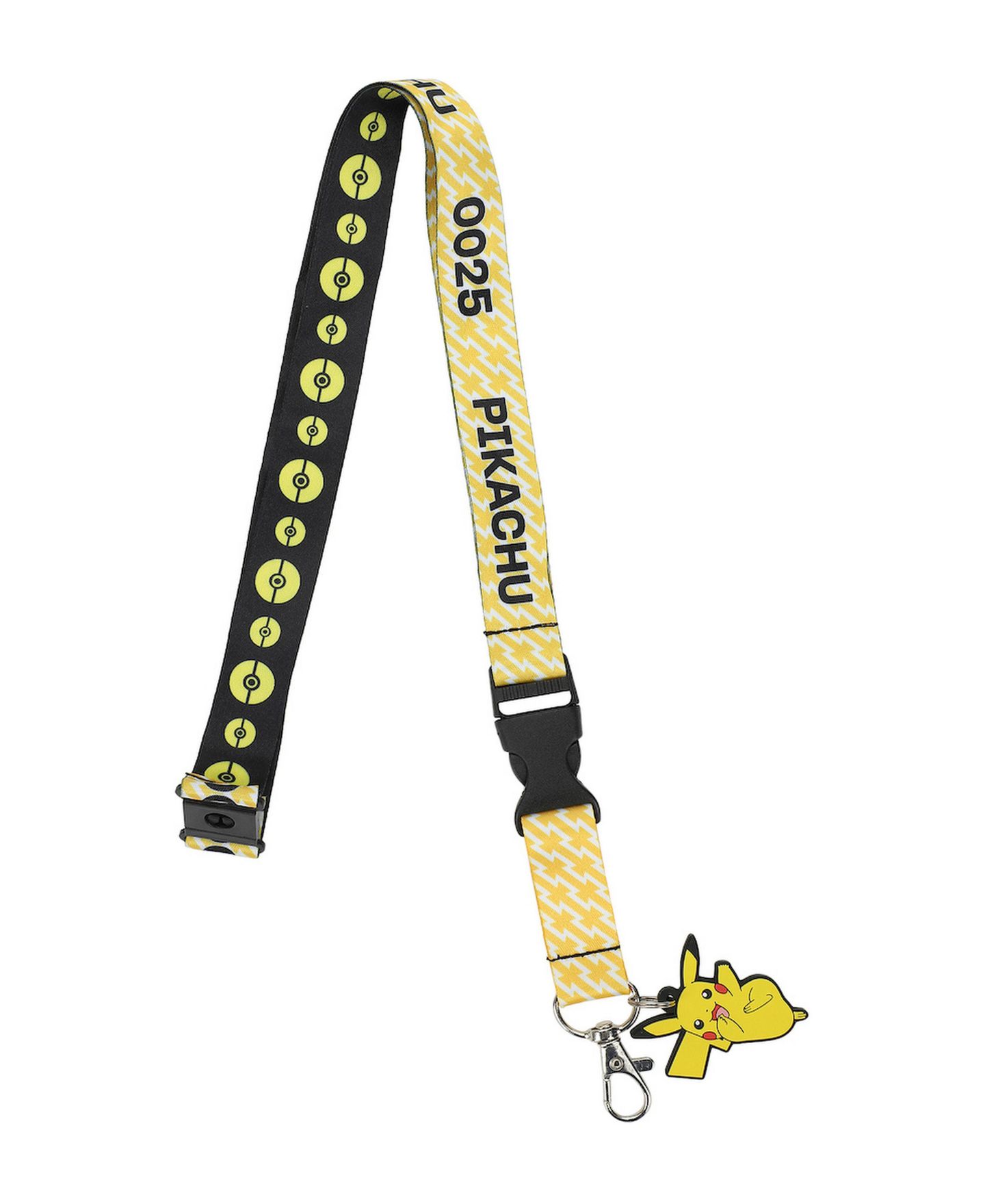 Женские брелоки Pokemon Pikachu Yellow Kanto Region First Partner Lanyard, цвет: Разноцветный — фото 1