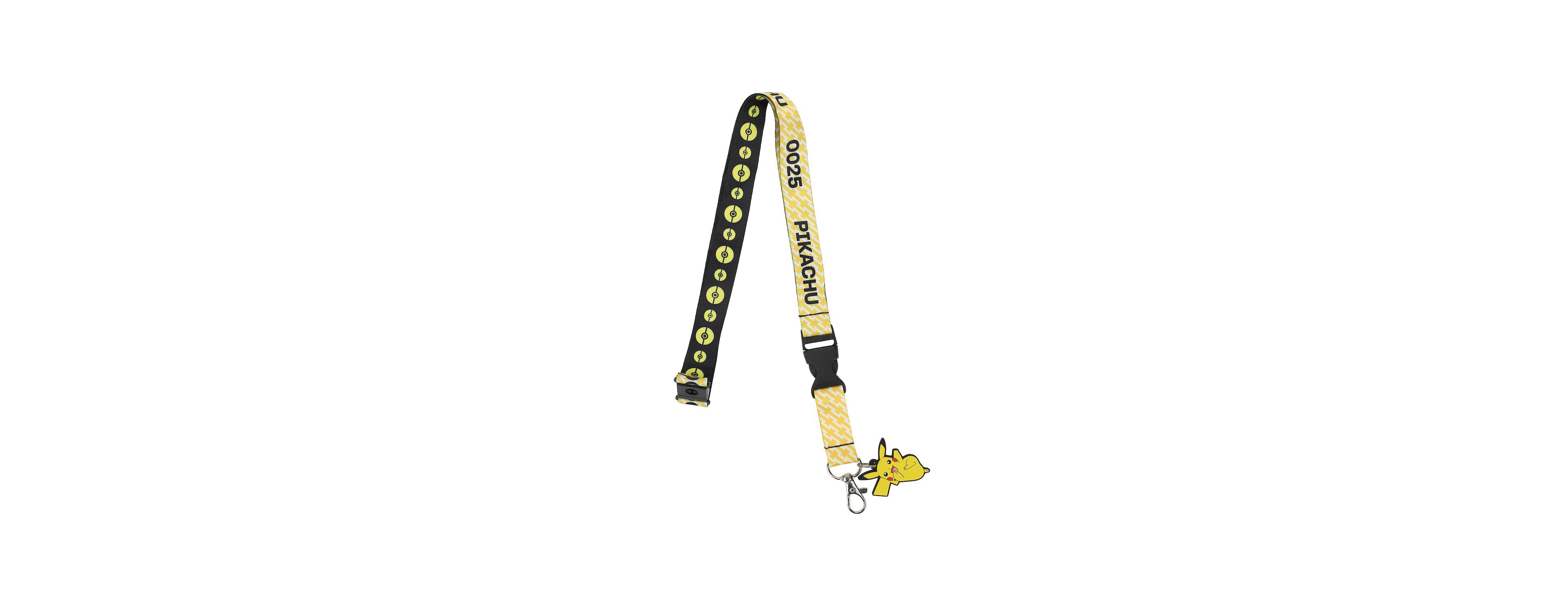 Pokemon Pikachu Yellow Kanto Region First Partner Lanyard