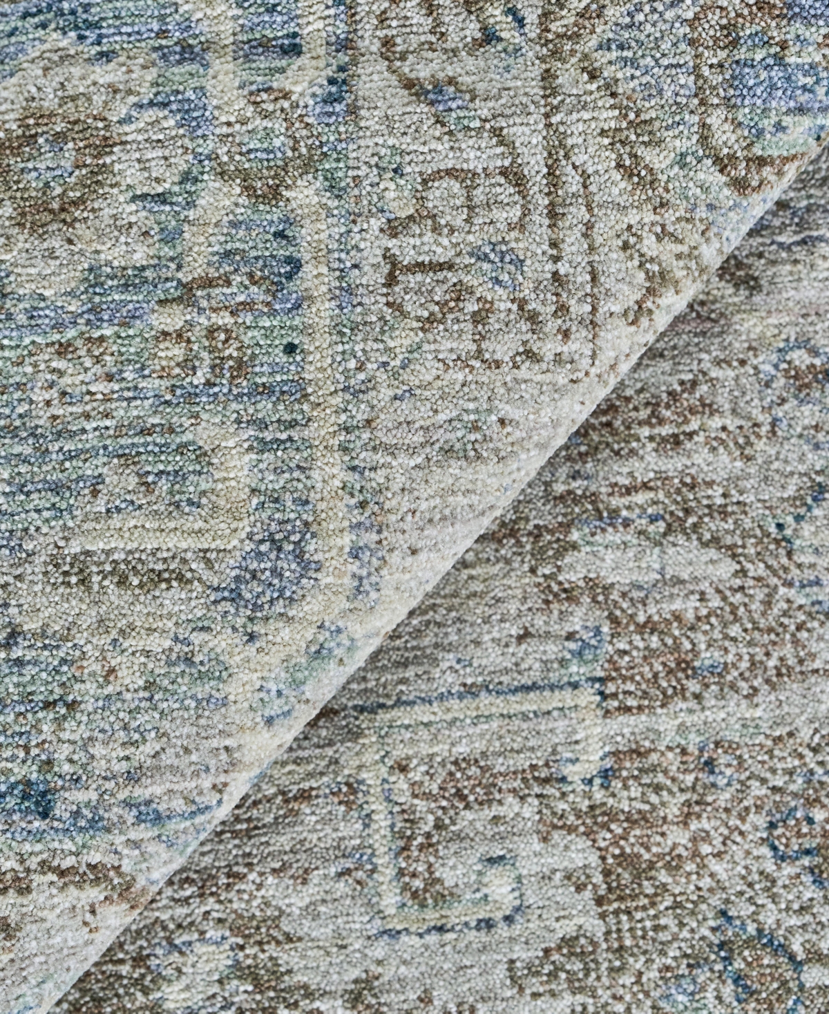 The Met X Exquisite Rugs Vintage Looms Vtl-76 4'x6' Area Rug In Rust,navy