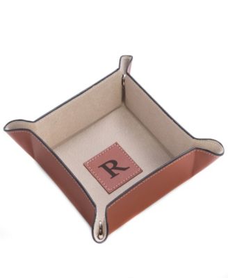 Saddle Brown Leather Snap Valet - R 42$