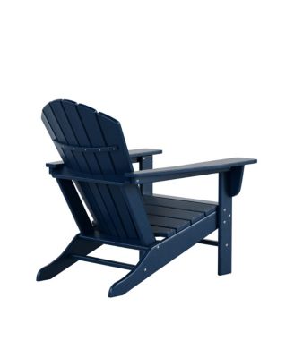 Outdoor Adirondack Chair with Round Side Table