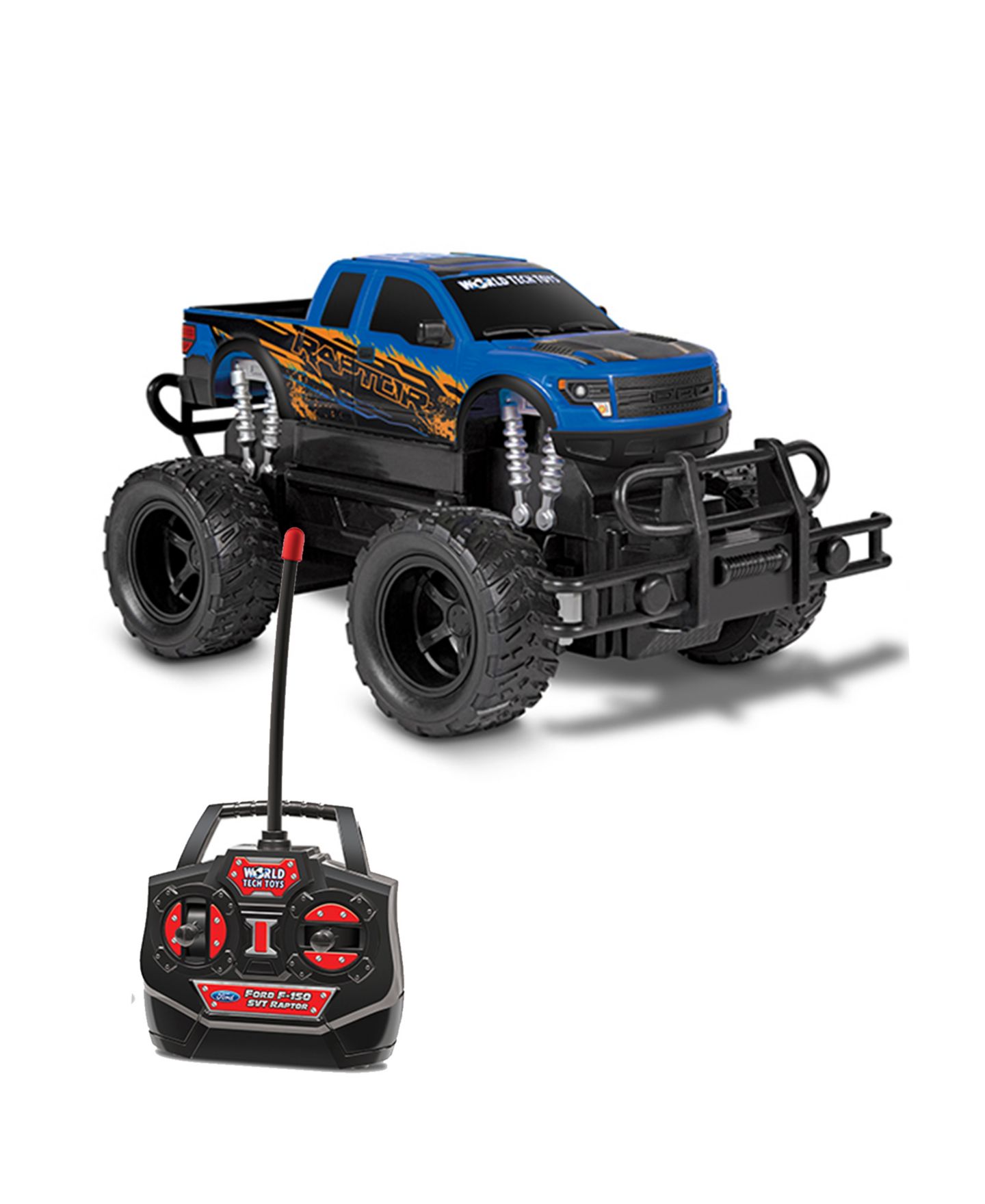 Детская игрушка World Tech Toys 1:24 Licensed SVT Raptor All-Terrain RC Monster Truck, цвет: Разноцветный — фото 3