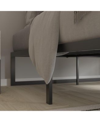 Varallo Full Size 14 Inch Steel Bed Frame With Steel Slat Support For Any Mattress (No Box Spring Required)